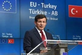 Thủ tướng Thổ Nhĩ Kỳ Ahmet Davutoglu. (Ảnh: AFP/TTXVN)