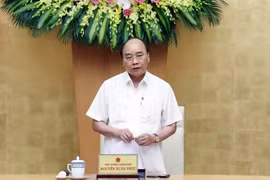 Thủ tướng Nguyễn Xuân Phúc phát biểu chỉ đạo. (Ảnh: Thống Nhất/TTXVN)