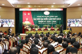 Quang cảnh phiên khai mạc Đại hội. (Ảnh: Văn Điệp/TTXVN)