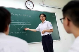 Học sinh ôn thi để chuẩn bị cho kỳ thi tốt nghiệp Trung học phổ thông. (Ảnh minh họa. Nguồn: TTXVN)