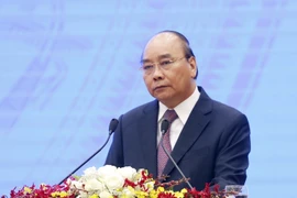 Thủ tướng Nguyễn Xuân Phúc phát biểu. (Ảnh: Thống Nhất/TTXVN)