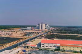 Khu công nghiệp Becamex Bình Phước (Chơn Thành, Bình Phước). (Ảnh: Dương Chí Tưởng/TTXVN)