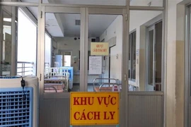Khu vực cách ly đặc biệt dành riêng cho bệnh nhân nhiễm nCoV tại Bệnh viện Bệnh Nhiệt đới Thành phố Hồ Chí Minh. (Ảnh: Đinh Hằng/TTXVN)