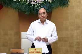 Thủ tướng Nguyễn Xuân Phúc phát biểu. (Ảnh: Thống Nhất/TTXVN)