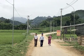 Một tuyến đường ở xã Kim Quan. (Nguồn: Yenson.gov.vn)