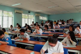 Thí sinh chuẩn bị tham dự kỳ thi đánh giá năng lực. (Ảnh minh họa. Nguồn: TTXVN)
