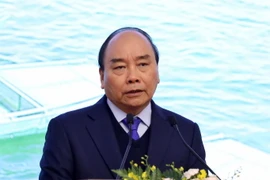 Thủ tướng Nguyễn Xuân Phúc phát biểu. (Ảnh: Thống Nhất/TTXVN)