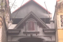 Hiện trường vụ cháy. (Ảnh: Đinh Tuấn/TTXVN)