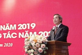 Ông Nguyễn Văn Bình, Ủy viên Bộ Chính trị, Bí thư Trung ương Đảng, Trưởng Ban Kinh tế Trung ương phát biểu chỉ đạo hội nghị. (Ảnh: Phương Hoa/TTXVN)