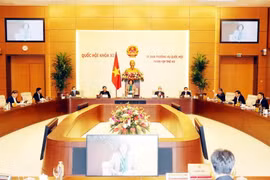 Quang cảnh một phiên họp của Ủy ban Thường vụ Quốc hội. (Ảnh: Trọng Đức/TTXVN)
