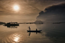 Núi lửa Taal, tỉnh Batangas trên đảo Luzon của Philippines. (Nguồn: Nytimes)