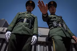 Công an Trung Quốc. (Nguồn: AFP)