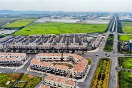 Khu nhà ở thương mại trong Khu công nghiệp và Đô thị VSIP Bắc Ninh đã hoàn thành, sẵn sàng đón các nhà đầu tư. (Ảnh: Danh Lam/TTXVN)