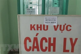Khu cách ly ca bệnh nghi ngờ nhiễm chủng virus corona. (Nguồn: TTXVN)
