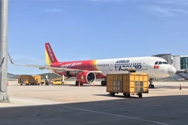 Một chuyến bay của VietJet đưa công dân Việt Nam về nước. (Ảnh minh họa. Nguồn: TTXVN)