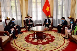 Quang cảnh buổi tiếp. (Ảnh: TTXVN)