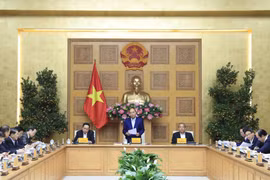 Thủ tướng Nguyễn Xuân Phúc, Trưởng Tiểu ban Kinh tế-Xã hội phát biểu. (Ảnh: Thống Nhất/TTXVN)