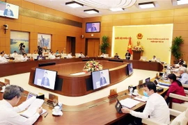 Một phiên họp của Ủy ban Thường vụ Quốc hội. (Ảnh: Trọng Đức/TTXVN)
