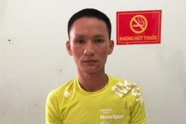Đối tượng Đậu Đức Mười tại cơ quan điều tra. (Ảnh: TTXVN)
