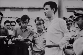 Những phút cuối cùng oanh liệt của Anh hùng Nguyễn Văn Trỗi tại pháp trường Khám Chí Hòa. (Ảnh Tư liệu/TTXVN)