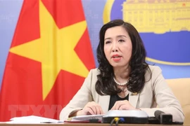 Người Phát ngôn Bộ Ngoại giao Việt Nam Lê Thị Thu Hằng. (Ảnh: Dương Giang/TTXVN)