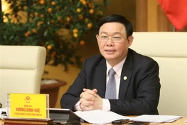 Phó Thủ tướng Vương Đình Huệ phát biểu. (Ảnh: Doãn Tấn/TTXVN)