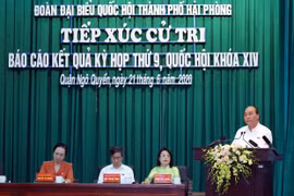 Thủ tướng Nguyễn Xuân Phúc phát biểu. (Ảnh: Thống Nhất/TTXVN)