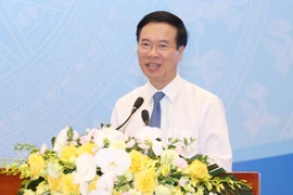 Ông Võ Văn Thưởng, Ủy viên Bộ Chính trị, Bí thư Trung ương Đảng, Trưởng Ban Tuyên giáo Trung ương. (Ảnh: Phương Hoa/TTXVN)