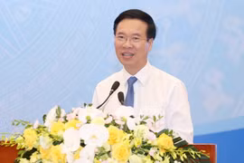 Ông Võ Văn Thưởng, Ủy viên Bộ Chính trị, Bí thư Trung ương Đảng, Trưởng Ban Tuyên giáo Trung ương. (Ảnh: Phương Hoa/TTXVN)