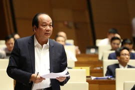 Bộ trưởng, Chủ nhiệm Văn phòng Chính phủ Mai Tiến Dũng. (Ảnh: Dương Giang/TTXVN)