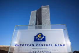Trụ sở ECB tại Frankfurt (Đức). (Nguồn: EPA/TTXVN)