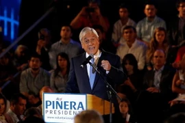 Ông Sebastian Pinera ra mắt chiến dịch vận động tranh cử Tổng thống Chile tại Santiago, Chile. (Nguồn: Reuters)