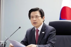 Quyền Tổng thống kiêm Thủ tướng Hàn Quốc Hwang Kyo-ahn. (Nguồn: Yonhap/TTXVN)