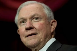 Ông Jeff Sessions lúc làm Tổng Chưởng lý tại Washington, DC. (Nguồn: AFP/TTXVN)