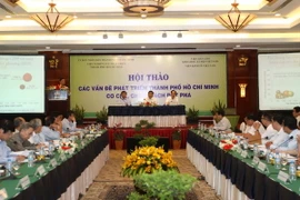 Quang cảnh hội thảo. (Ảnh: Thanh Vũ/TTXVN)