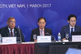 Chủ tịch SOM APEC 2017 Bùi Thanh Sơn. (Ảnh: Doãn Tấn/TTXVN)
