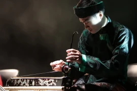Nghệ sỹ Lê Hoài Phương biểu diễn tại Golden Opera Gala Concert. (Nguồn: Vietnam+)