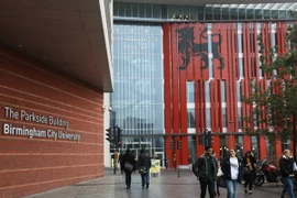 Đại học Thành phố Birmingham (BCU) luôn quan tâm thu hút sinh viên quốc tế. (Ảnh: Lê Phương/Vietnam+) 