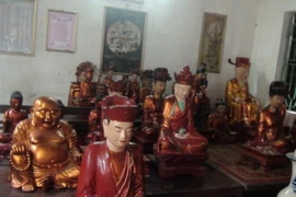 Nam Định: Không có chuyện sư trộm tượng cổ đi bán