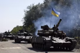Quân đội Ukraine xây dựng chiến tuyến mới ở khu vực miền Đông