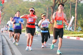 Vietnam International Half Marathon là Giải chạy đầu tiên tại Việt Nam được Hiệp hội Điền kinh châu Á cấp phép, giám sát và tư vấn vận hành. (Ảnh: VIHM)