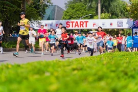 Tiếp nối thành công của năm 2022, Sự kiện Chạy bộ gây quỹ từ thiện BritCham Charity Fun Run 2023 được công bố tại Hà Nội vào chiều 19/10. (Ảnh: BritCham)