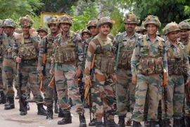 Binh sỹ Ấn Độ. Ảnh minh họa. (Nguồn: AFP/TTXVN)