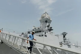 Tàu Kolkata của Ấn Độ. (Nguồn: AFP/TTXVN phát)