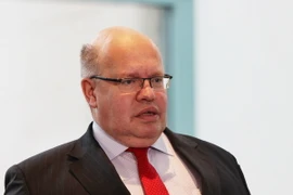 Chánh Văn phòng Phủ Thủ tướng Đức Peter Altmaier tại một cuộc họp ở Berlin. (Ảnh: Mạnh Hùng/TTXVN)