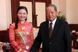 Tăng cường hợp tác giữa các hội Chữ thập Đỏ Việt Nam và Lào