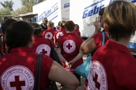 Một số xe chở hàng nhân đạo cho Lugansk đã trở về lãnh thổ Nga