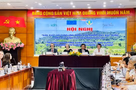 Hội nghị sản xuất và cung ứng cà phê không gây mất rừng theo quy định của Liên minh châu Âu. (Ảnh: PV/Vietnam+)