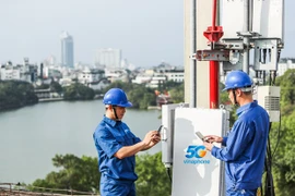 Dự thảo Luật Viễn thông (sửa đổi) tập trung quy định các vấn đề mới để thúc đẩy phát triển viễn thông. (Ảnh minh hoạ: PV/Vietnam+)