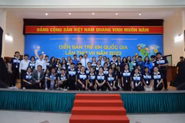 Diễn đàn Trẻ em Quốc gia lần thứ 7 diễn ra từ ngày 5-8/8.(Ảnh: PV/Vietnam+)